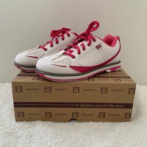 Brunswick Pink / White Bowling Shoes